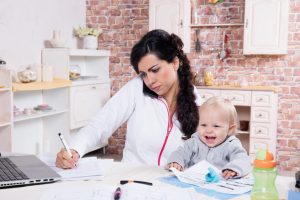 juggling work with parenthood