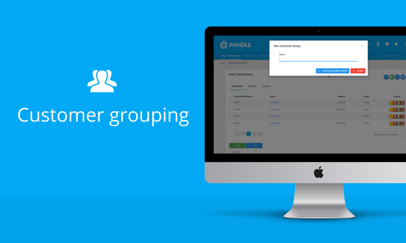 New feature - Customer grouping