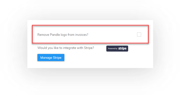 Remove Pandle Logo on Invoice Emails 2