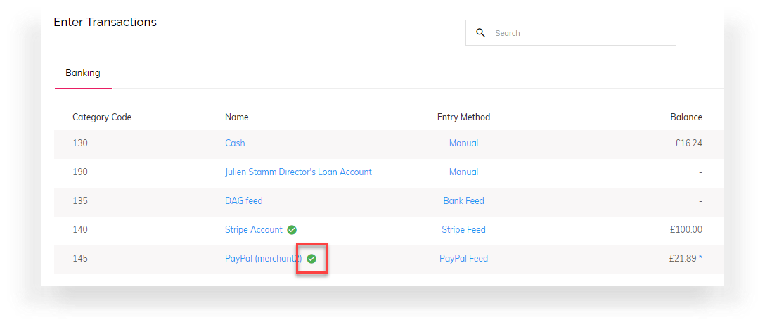 New Feature: PayPal Feed Balance Checks